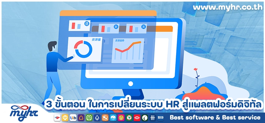 3 ขั้นตอนง่าย ๆ ในการเปลี่ยนระบบ HR สู่แพลตฟอร์มดิจิทัล